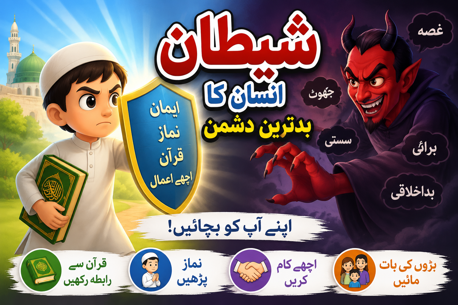 Satan is man's open enemy